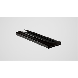 Under Cabinet 3-15/16" Width x 12-5/8" Depth Wine Glass &amp; Stemware Holder, Matte Black / Steel