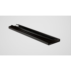 Under Cabinet 3-15/16" Width x 17-1/2" Depth Wine Glass &amp; Stemware Holder, Matte Black / Steel