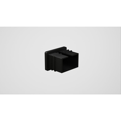EZ End Caps for Modular Stackable Wine Racks, 8 Pack, Black