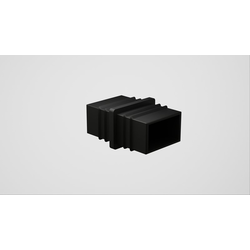 EZ Stack Connector for Adding Additional Modular Stackable Wine Racks, 4 Pack, Black