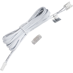Flex Tape 24V Power Connector Starter Cord including 2-Wire Splice Connector, 79 Inch Length, 2025 Edition
