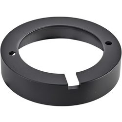 OptiPockit Round Trim Adapter for Suface Mount Applications, 2-1/2" Outside Diameter, Black, 2025 Edition