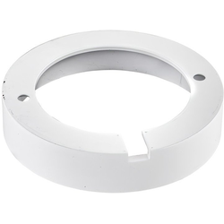 OptiPockit Round Trim Adapter for Suface Mount Applications, 2-1/2" Outside Diameter, White, 2025 Edition