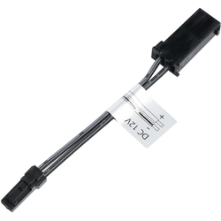 Single Port 12V MINI to AMP Plug Power Adapter, black, 2025 Edition