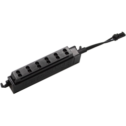  12V Power Adapter, New MINI Plug to Old Tresco "Legacy" AMP 6-Way Distributor, Black 