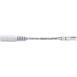 Single Port 24V Female Barrell Plug to Male MINI Power Adapter, White, 2025 Edition