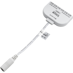 24 Volt Power Adapter, Older "Legacy" Female Barrell Plug to 6-Way MINI Plug Distributor, White, 2025 Edition