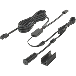 Final Sale, Tresco 12/24V Round Touch Dimmer with Barrell Adapter, 60W/96W Maximum Load, Black