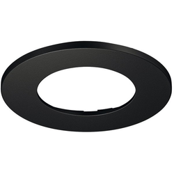 Loox 2-9/16 Diameter Round Housing for Recessed Modular LED Puck Light, 2-5/16 Inch Drill Hole Diameter, Black , Black