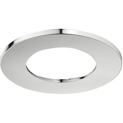 Loox 2-9/16 Diameter Round Housing for Recessed Modular LED Puck Light, 2-5/16 Inch Drill Hole Diameter, Chrome Plated , Chrome Plated