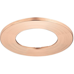 Loox 2-9/16 Diameter Round Housing for Recessed Modular LED Puck Light, 2-5/16 Inch Drill Hole Diameter, Copper Plated , Copper Plated