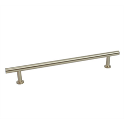 Modern Geo 7-9/16 Inch Center to Center Solid Brass T-Bar, Satin Brass