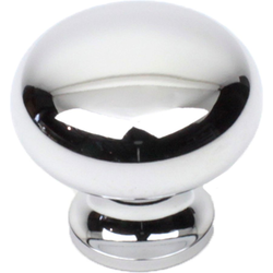 Hartford 1-1/4 Inch Premium Solid Brass Knob, Polished Chrome