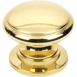 Hartford 1-1/4 Inch Premium Solid Brass Knob Variant Two, Polished Brass
