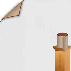 Chalk White Silk Finish Vertical Grade 4 ft. x 8 ft. Laminate Sheet, Perfect Match with our Custom Door Color Selection