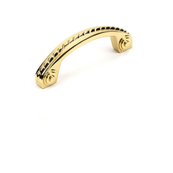 Hartford 3 Inch Premium Solid Brass Pull, Polished Brass