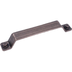 Raw Authentic 6-19/64 Inch Zinc Die Cast Pull, Aged Matte Red Copper
