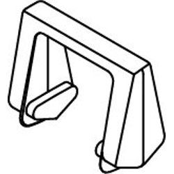 Grass Tiomos 120 Degree Angle Restriction Clip for 160 Degree Hinges, Black