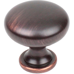 Zinc Die Cast Knob 1 &amp; 3/16 inch, Antique Bronze Lisbon