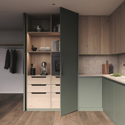  30994R Hawa Concepta III 25/35 Basic Right Hand Slide Track and Hinges for 74-7/8" to 106-3/8" Height Single Door, Use with Slide-in Sets, Sold Separately, Weight Capacity 55 lbs.