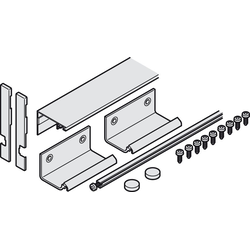Hawa Concepta lll 25/35 Series Connecting Pocket Profile, 22-11/16" Length, Order Two Sets per Door