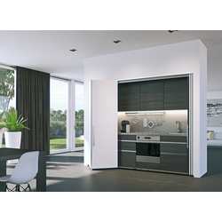  27637R Folding Concepta Complete Right-Handed Bi-Fold Pocket Door Set with Soft-Close for Door Heights 49-7/32" to 72-27/32", Anodized Aluminum