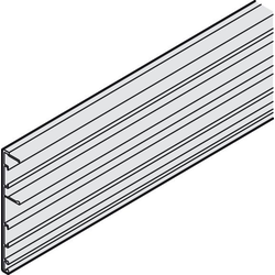 78-3/4" Aluminum Clip-on Fascia For Junior 80B/100B Series Sliding Door Track