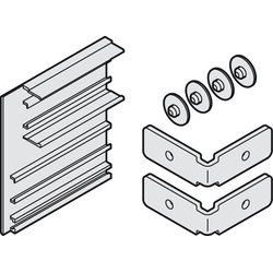 2-5/16" Aluminum Left Fascia End Cap For Junior 80Z/100Z Series