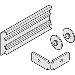 2-1/8" Aluminum Right Fascia End Cap For Junior 80B/100B Series