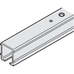 78-3/4" Junior 80/100 Series Aluminum Ceiling Mount Track For Sliding Doors