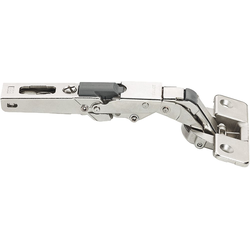 Salice Series B Special Application Soft-Close Hinge for 3/8 x 3/8" Lipped and Thicker Molded Edge Doors, 110-Degree Opening Angle 