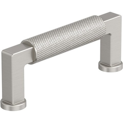 Balata 3" Center to Center Cabinet Pull , Satin Nickel