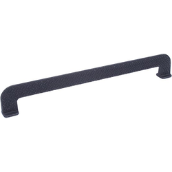 Diamond Plate 10-5/64 Inch c.c. Pull, Matte Black Steel