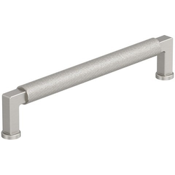 Balata 6-5/16" Center to Center Cabinet Pull , Satin Nickel