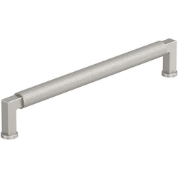 Balata 7-9/16" Center to Center Cabinet Pull , Satin Nickel