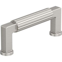 Ballard 3" Center to Center Cabinet Pull , Satin Nickel