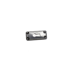 Rio 32mm Zinc Die Cast Keyplate, Weathered Pewter