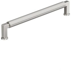 Ballard 7-9/16" Center to Center Cabinet Pull , Polished Nickel