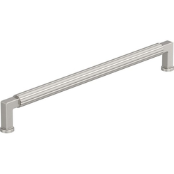 Ballard 10-1/16" Center to Center Cabinet Pull , Satin Nickel