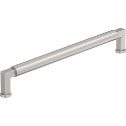 Balon 8-13/16" Center to Center Cabinet Pull , Satin Nickel