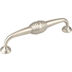 Devon 5-3/64 Inch Zinc Die Cast Pull, Dull satin Nickel