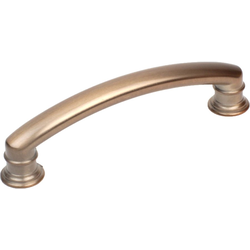 Belvedere 4 Inch Zinc Pull, Champagne Gold
