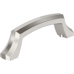 Bellamy 3" Center to Center Cabinet Pull , Satin Nickel