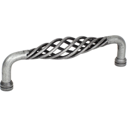 Saxon 8 Inch Wrought Iron Appliance Pull, Wrought Iron