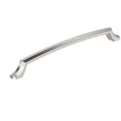 Bellamy 10-1/16" Center to Center Cabinet Pull , Satin Nickel