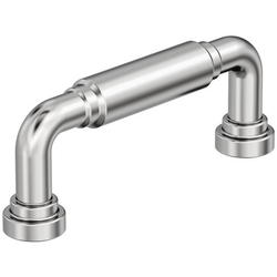 Coble 3" Center to Center Cabinet Pull , Polished Chrome