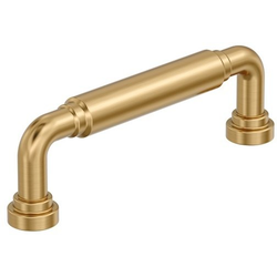 Coble 3-3/4" Center to Center Cabinet Pull , Champagne Bronze