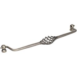 Orleans 10 Inch Wrought Iron Bail Pull, Antique Pewter