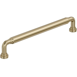 Coble 7-9/16" Center to Center Cabinet Pull , Golden Champagne
