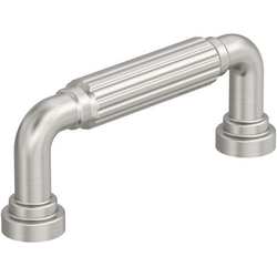Cowrie 3" Center to Center Cabinet Pull , Satin Nickel